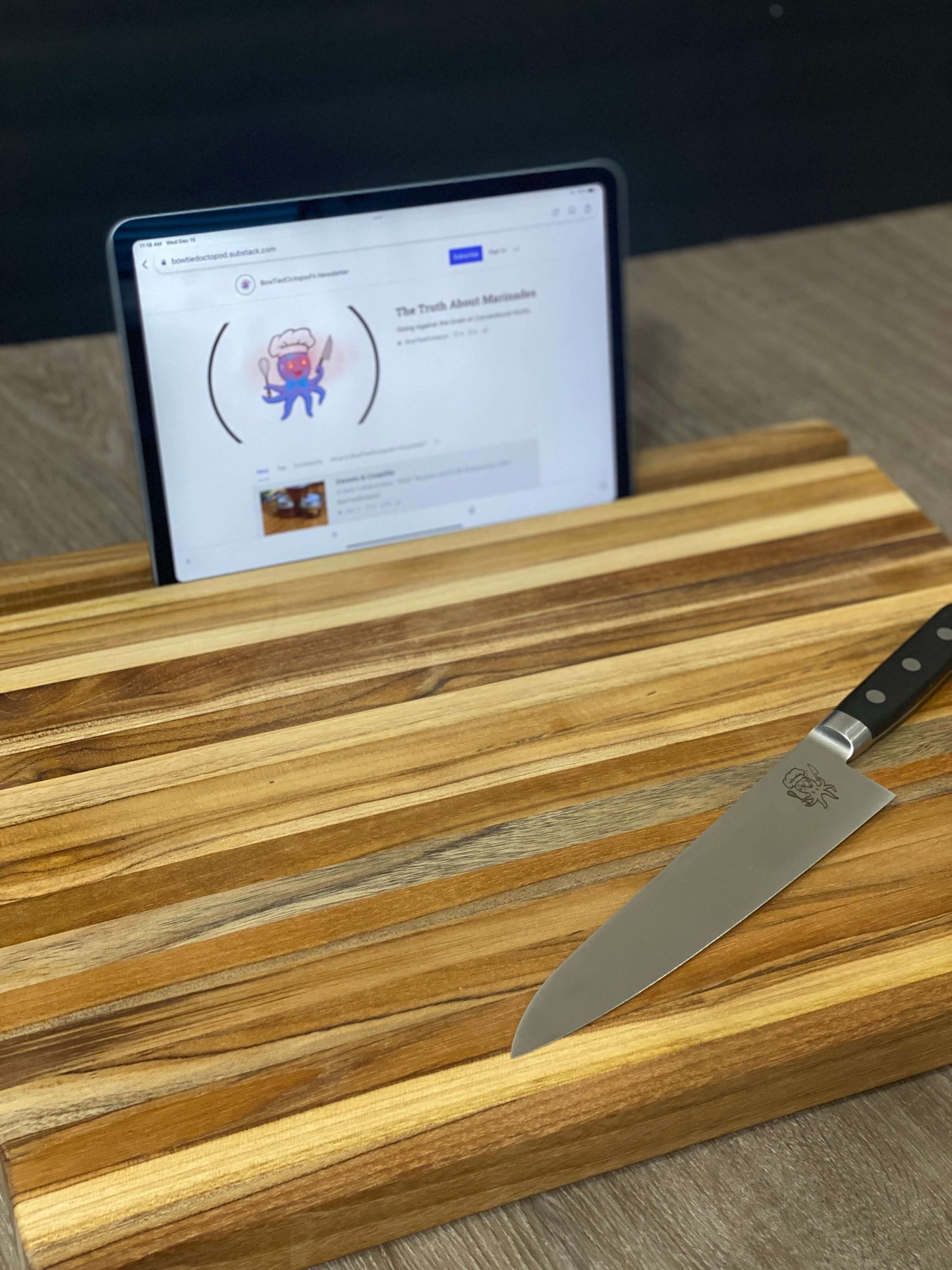 Octopod Cutting Board